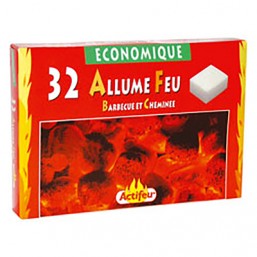 Allume feu 32 cubes 