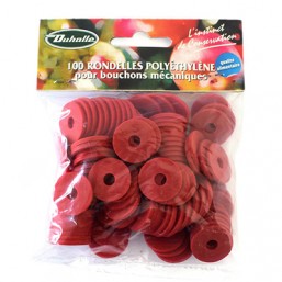 100 rondelles polyéthylène
