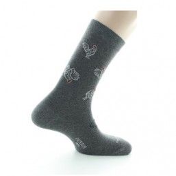 Mi-chaussettes coq