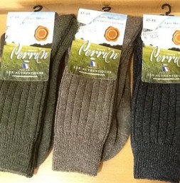 Mi-chaussettes laine res.