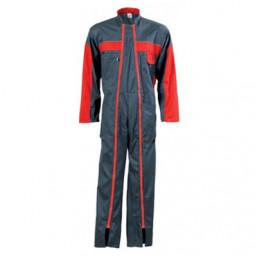 Combinaison 2FG rouge/gris