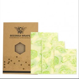 Emballage cire d'abeille x3