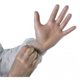 100 gants vinyles non poudrés