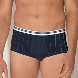Slip taille haute rayé
